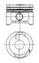 Поршень двигуна VW ABD 1,4B 75,00 STD KOLBENSCHMIDT 92228600 (фото 1)