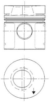 Поршень MB 609-817 OM364/366 (97.5mm-STD) KOLBENSCHMIDT 93 951 600