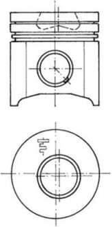 Поршень, комплект FIAT 2.8TD Euro 2 98- KOLBENSCHMIDT 94701630 (фото 1)