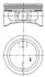 Поршень з кільцями OPEL 86,25 2,2i 16V Z22SE (KS) KOLBENSCHMIDT 94912610 (фото 1)