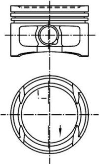 Поршень KOLBENSCHMIDT 99562620