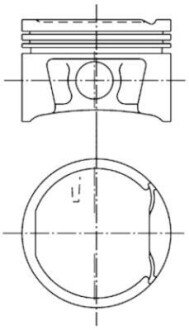 Поршень KOLBENSCHMIDT 99746600