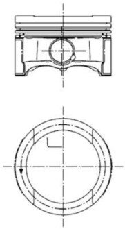 Поршень KOLBENSCHMIDT 99792600 (фото 1)