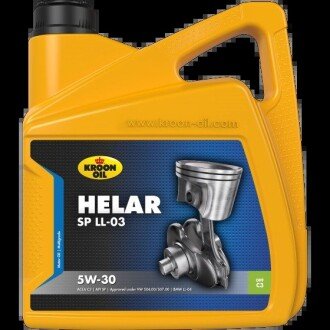 Олива моторна HELAR SP 5W-30 LL-03 4л KROON OIL 32303