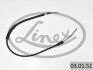Трос ручного гальма LINEX 030151 (фото 1)