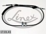 Трос ручного гальма LINEX 170141 (фото 1)