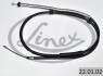 Трос ручного гальма LINEX 220102 (фото 1)