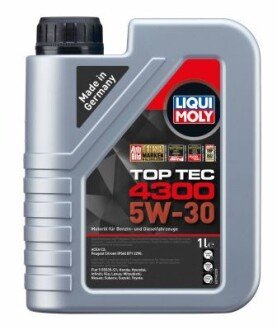 Моторна олива Top Tec 4300 5W-30, 1л LIQUI MOLY 2323