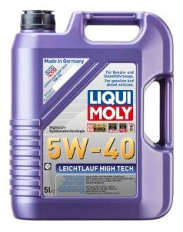 Моторна олива Leichtlauf High Tech 5W-40, 5л LIQUI MOLY 2328