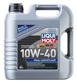 Олива моторна MoS2 Leichtlauf 10W-40 4л LIQUI MOLY 6948