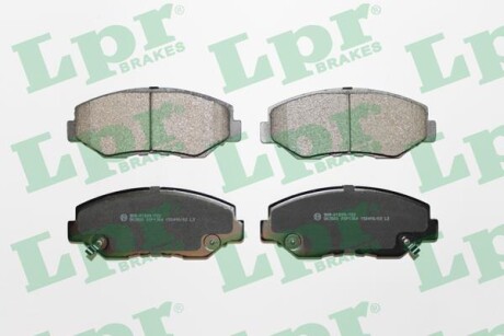 Колодки тормозные дисковые передние Honda Accord (VII,VIII) Civic X, CR-V (II,IV LPR 05P1364