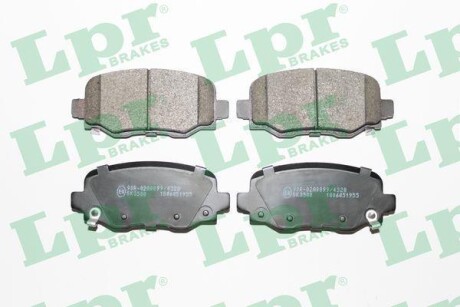 Колодки тормозные дисковые задние Jeep Cherokee (13-) LPR 05P1955