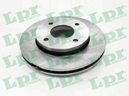 Диск гальмівний передній (кратно 2) Mitsubishi Colt VI/ Smart Forfour (04-06) (D=256mm) LPR M2026V