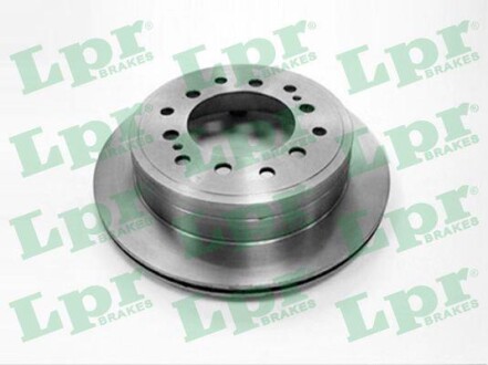 Диск гальмівний задній (кратно 2) Toyota 4 Runner IV, Land Cruiser Prado (J12,J15) (D=312mm) LPR T2000V