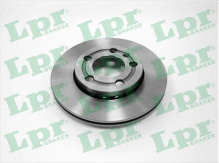 Диск гальмівний передній (кратно 2) Skoda Fabia (I,II)/ VW Polo IV (D=239mm) LPR V2007V