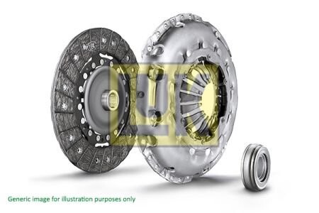 Комплект зчеплення Audi A4 2.0 TFSI/1.9-2.0TDI 00-/VW Passat B5 1.9 TDI 00-05 (d=240mm) (+вижимний) LuK 624 3329 00