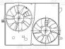 Електровентилятори охолодження з кожухом (2 вент.) Chevrolet Captiva/Opel Antara (06-) (LFK 0543) Luzar LFK0543 (фото 3)