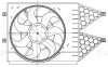 Вентилятор охолодження з кожухом Polo Sedan (10-)/ Rapid (12-) (LFK 1853) Luzar LFK1853 (фото 3)