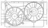 Електровентилятор охолодження з кожухом (2 вент.) Toyota RAV 4 (13-) 2.0i (LFK 1920) Luzar LFK1920 (фото 3)