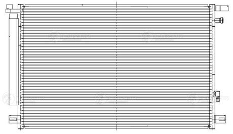 Радіатор кондиціонера Toyota Camry (XV70) (18-) (LRAC 1941) Luzar LRAC1941