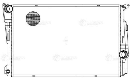 Радіатор охолодження BMW X3 (F25) (10-) АКПП (LRc 26181) Luzar LRc26181