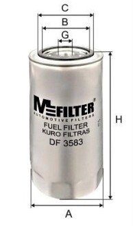 Фільтр паливний M-FILTER DF3583