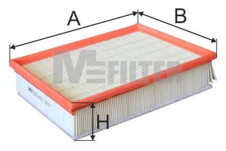 Фільтр повітряний T4 96-03 (з передфільтром) M-FILTER K 433/1