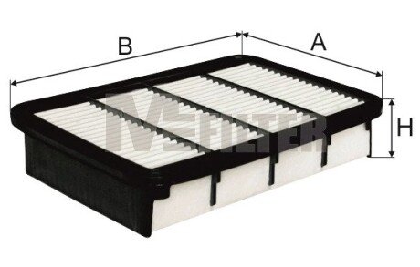 Фільтр повітряний M-FILTER K 7060