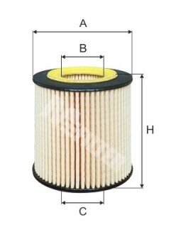 Фільтр масляний Vectra C/Astra H 1.9 CDTI 04- M-FILTER TE 4006