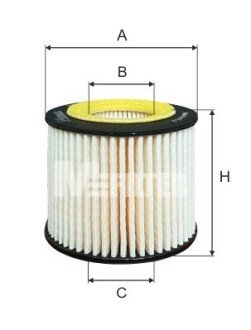 Фільтр масляний 1.2i Polo/Fabia 01-/Roomster 06-/Ibiza 02- M-FILTER TE 600