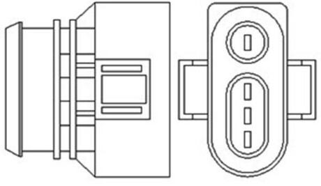 Лямбда зонд VW Caddy II 1.4 95-04 (OSM047) MAGNETI MARELLI 466016355047