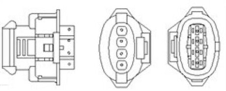 OPEL Кисневий датчик ASTRA 2.2 98- MAGNETI MARELLI 466016355115