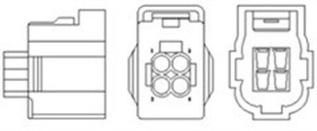 DB Кисневий датчик (лямбда зонд) W204, S212, X204, W251 MAGNETI MARELLI 466016355134