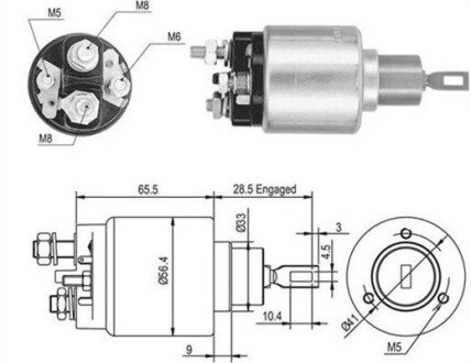 Втягувальне реле BMW E34 [] MAGNETI MARELLI 940113050048