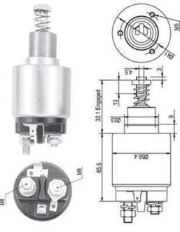 Втягуюче реле стартера MAGNETI MARELLI 940113050129