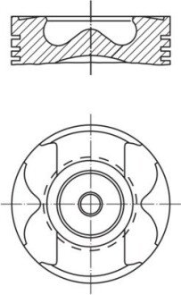 Поршень MAHLE / KNECHT 001 PI 00177 001