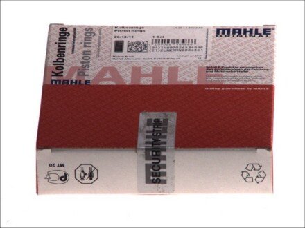 Комплект поршневих кілець Mahle SMART MAHLE / KNECHT 00394N0