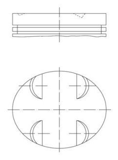 Поршень MAHLE / KNECHT 005 24 01