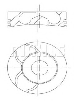 Поршень MAHLE / KNECHT 0101500