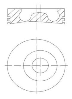 Поршень MAHLE / KNECHT 0102700