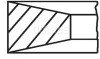 Комплект поршневих кілець MAHLE / KNECHT 011RS101010N0 (фото 1)