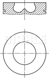 Поршень MAHLE / KNECHT 013PI00107000