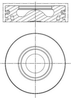 Поршень MAHLE / KNECHT 013 PI 00136 000 (фото 1)