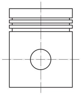 Поршень MAHLE / KNECHT 0156100 (фото 1)