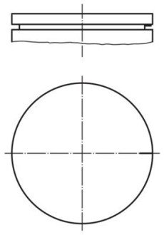 Поршень MAHLE / KNECHT 021 03 00