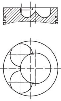 Поршень MAHLE / KNECHT 028 06 02