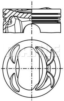 Поршень MAHLE / KNECHT 028 PI 00117 000