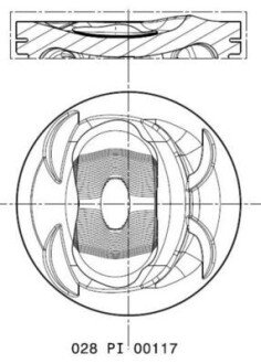 Поршень MAHLE / KNECHT 028PI00117001