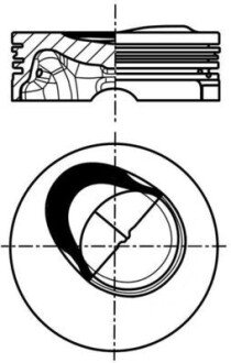 Поршень Mahle VAG 1,2TFSI MAHLE / KNECHT 028PI00130000