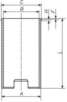 A_Гільза циліндра Mahle VW MAHLE / KNECHT 029WV1300 (фото 1)